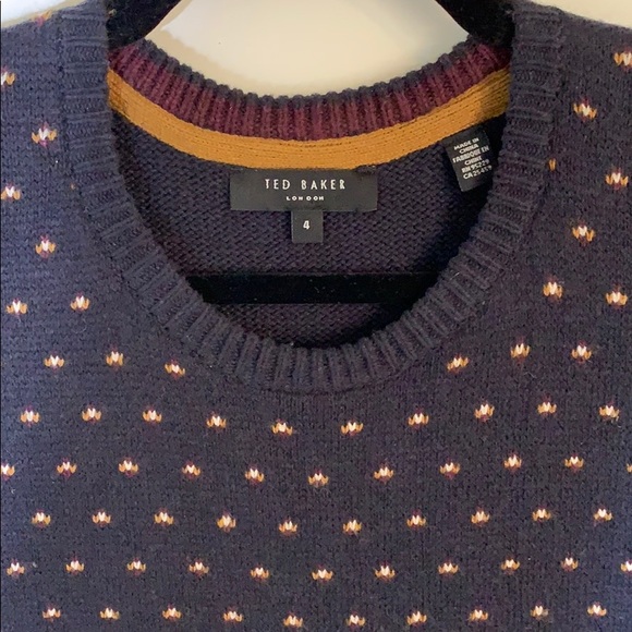 Ted Baker Pattern Sweater - Picture 2 of 4